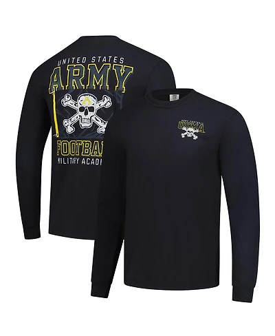 Image One Men's Black Army Black Knights Hyper Local Long Sleeve T-Shirt