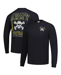 Image One Men's Black Army Black Knights Hyper Local Long Sleeve T-Shirt