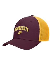 Nike Men's Maroon Minnesota Golden Gophers Vintage Arch Rise Performance Trucker Adjustable Hat