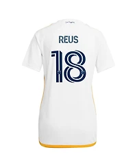 Adidas Women's Marco Reus White La Galaxy 2024 Angelino Kit Replica Player Jersey