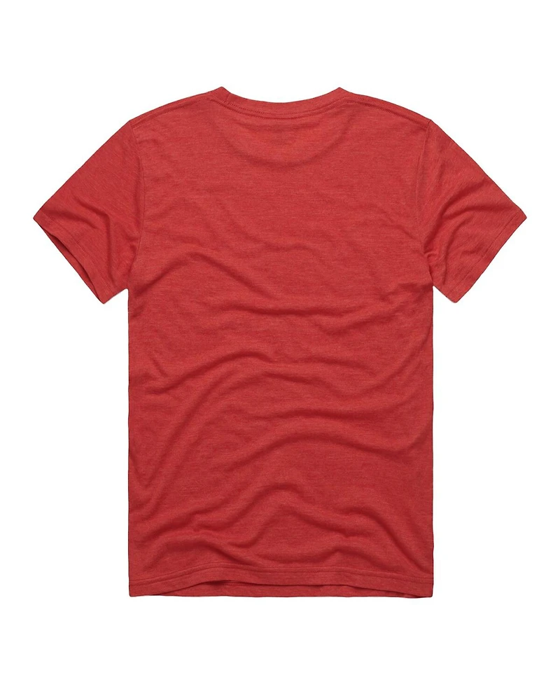 Homage Men's and Women's Red Kansas City Chiefs Nfl Asl Collection by Love Sign Tri-Blend T-Shirt