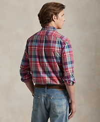 Polo Ralph Lauren Men's Classic-Fit Plaid Oxford Shirt