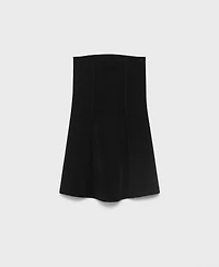 Mango Women's Strapless Knitted Top