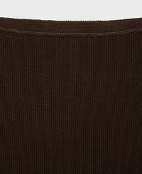 Mango Women's Fine Knit Midi Skirt