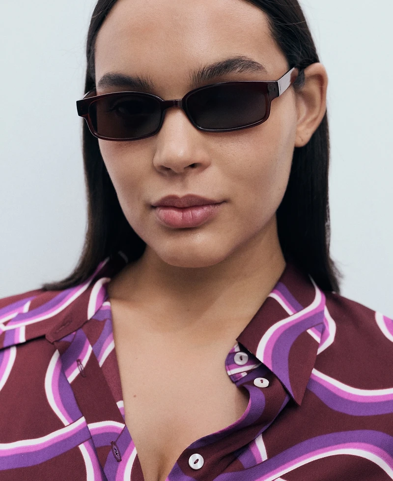 Mango Women's Abstract Print Shirt