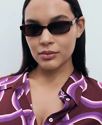 Mango Women's Abstract Print Shirt
