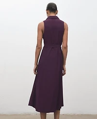Mango Women's Belt Shirt Dress