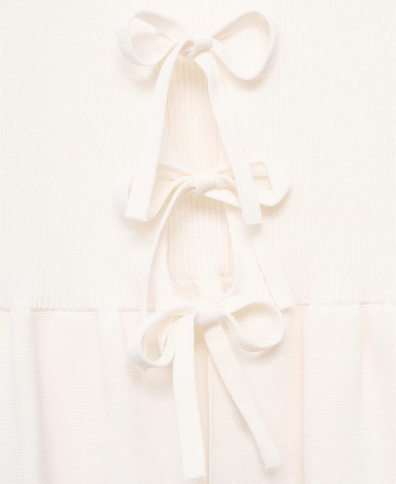 Mango Women's Bows Knit Top