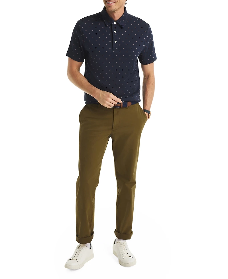 Nautica Men's Printed Compass Polo Shirt