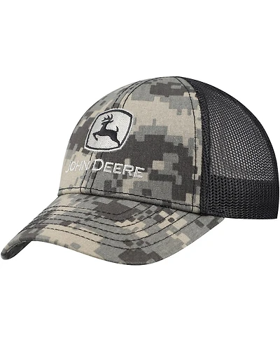 John Deere Toddler Digital Camo Trucker Adjustable Hat