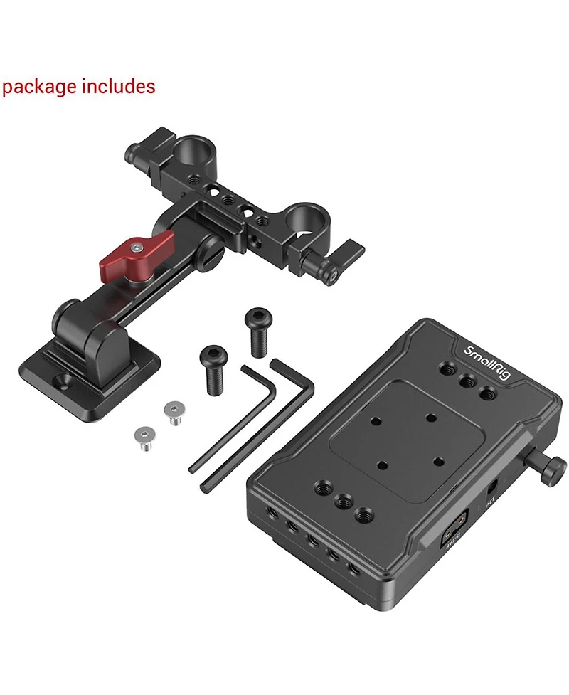 SmallRig V-Mount Battery Adapter Plate with Extension Arm, Basic Version