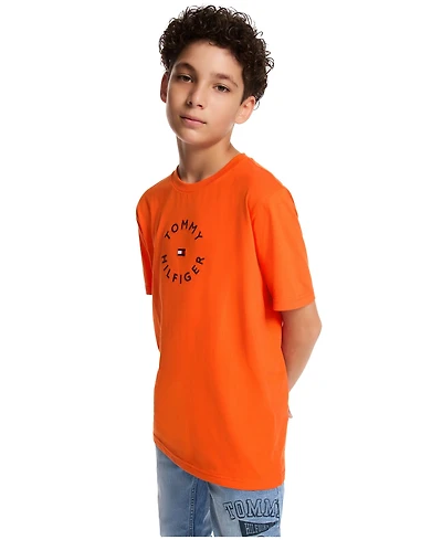Tommy Hilfiger Big Boys Essential Lockup Short Sleeve T-Shirt