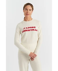 Chinti & Parker Women's Wool-Cashmere J'adore Christmas Sweater