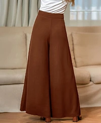 Cupshe Women's Elevated Ease Brown Pants