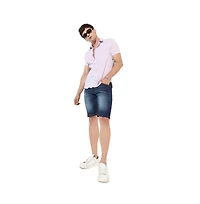 Campus Sutra Men's Lavender Textured Regular Fit Casual Shirt