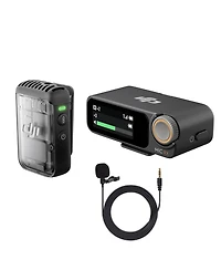 Dji Mic 2 (1 Tx + 1 Rx), Wireless Microphone with Noise Cancelling, 250m (820 ft.) Range, Microphone for iPhone, Android, Camera, Vlogs, Bundle with T