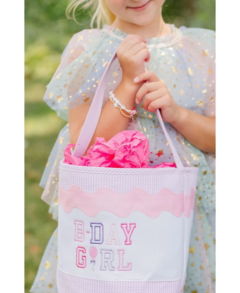 Bits & Bows Girls Birthday Beaded Bracelet in Pink