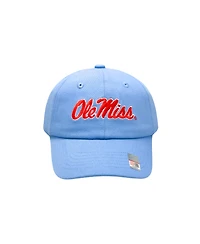 Bits & Bows Boys Officially Licensed Ole Miss Rebels Baseball Hat Powder Blue