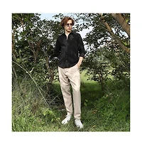 Campus Sutra Men's Solid Knit Shirt