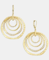 Style & Co Pave Multirow Circle Drop Earrings, Macy's Exclusive