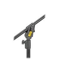 Manfrotto Boom Stand 420 (Black Anodized), 3-Section Stand Convertible to Double Extension Boom and Stand (#3398B)