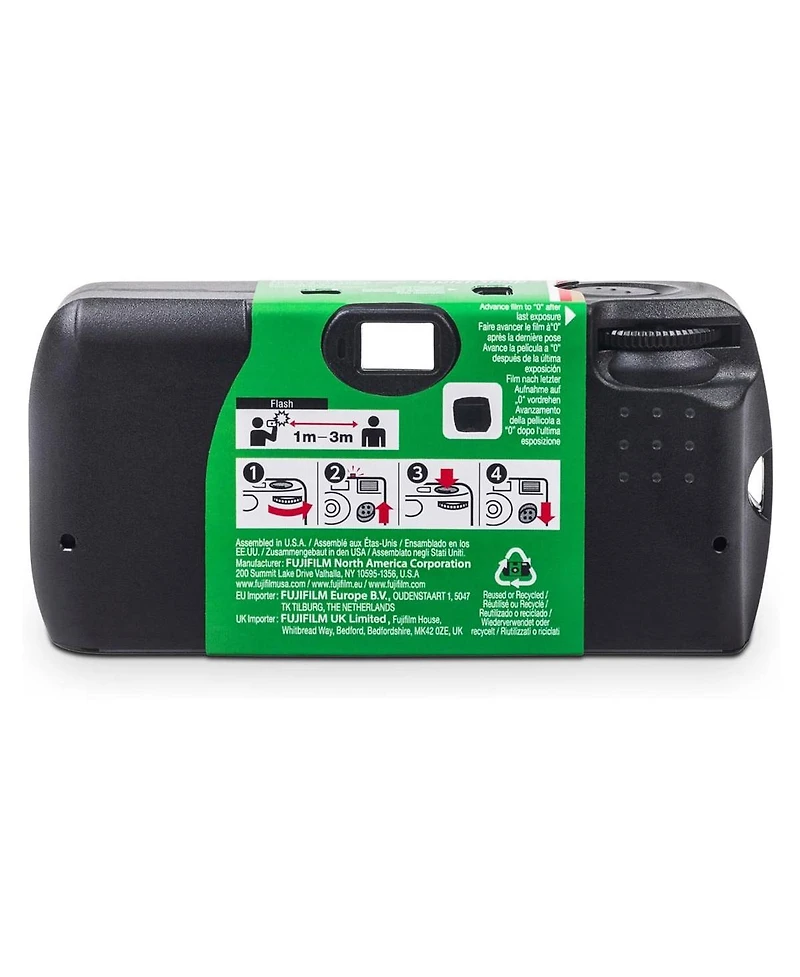 Fujifilm QuickSnap Flash 400 35mm Single-Use Disposable Camera with Flash, 27 Exposures