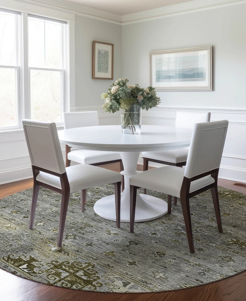 Dalyn Karaj Washable KJ5 8'x8' Round Area Rug