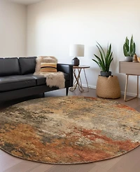 Dalyn Nouveau Washable NV24 8'x8' Round Area Rug