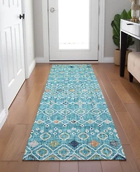 Dalyn Portico Washable PO4 2'3"x7'6" Runner Area Rug