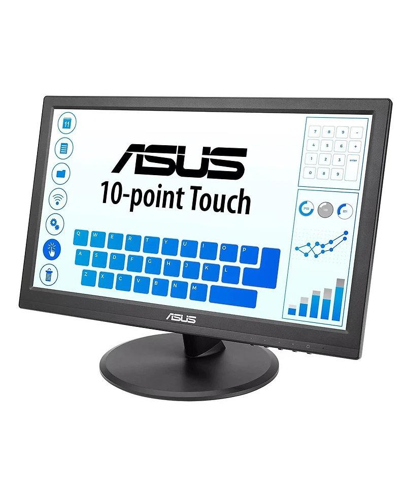 Asus VT169HE 15.6" 16:9 Full Hd Touchscreen Ips Led Monitor, Black