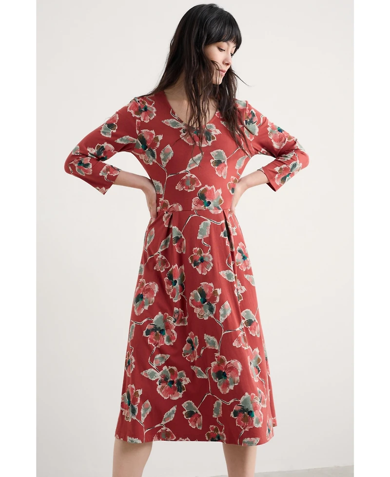 Seasalt Cornwall Women's Pier View Quarter Sleeve Dress