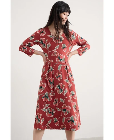 Seasalt Cornwall Women's Pier View Quarter Sleeve Dress
