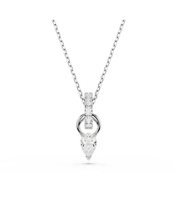 Swarovski Mesmera Rhodium Plated Earrings and Necklace Set