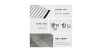 Flynama 33 Inch 16-Gauge Stainless Steel Double Bowl Undermount Kitchen Sink with Soundproofing