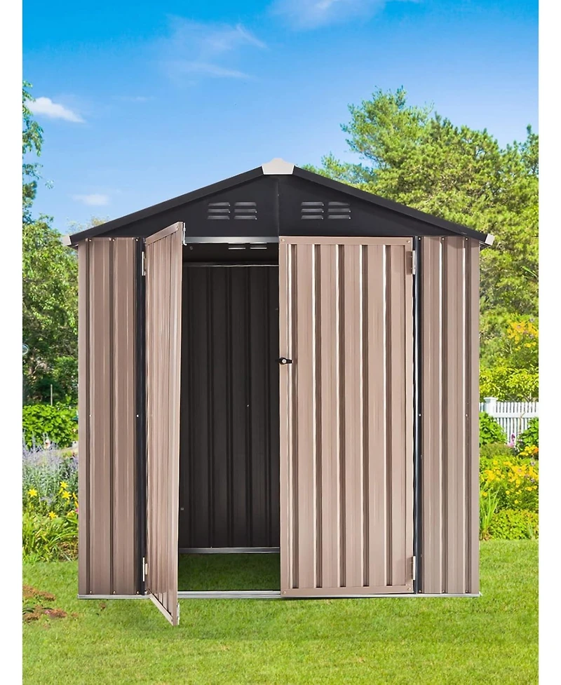 Aecojoy 6'x6' Outdoor Storage Shed
