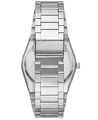 Folio Men's Quartz Three-Hand Silver Alloy Watch Set, 42mm