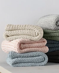 ienjoy Home Eucalyptus Oversized Chunky Hand-knit Throw, 59" x 47"