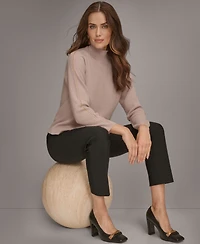 Donna Karan New York Women's Mock Neck Cashmere Sweater