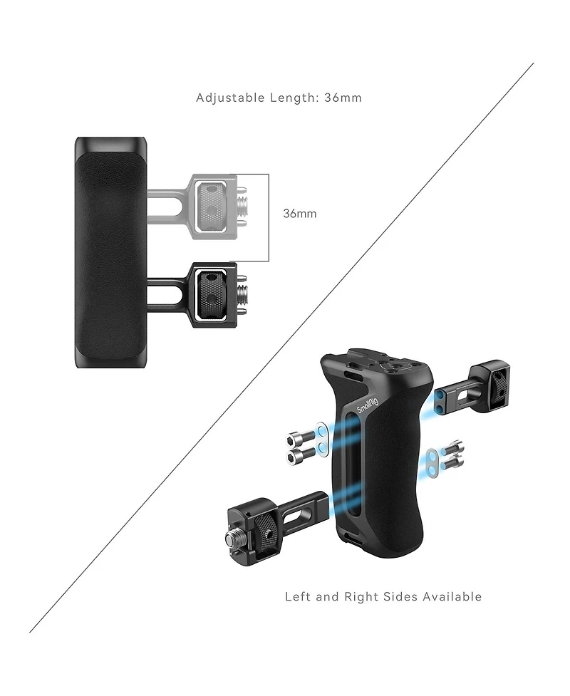 SmallRig Side Handle with Two-In-One Locating Screw