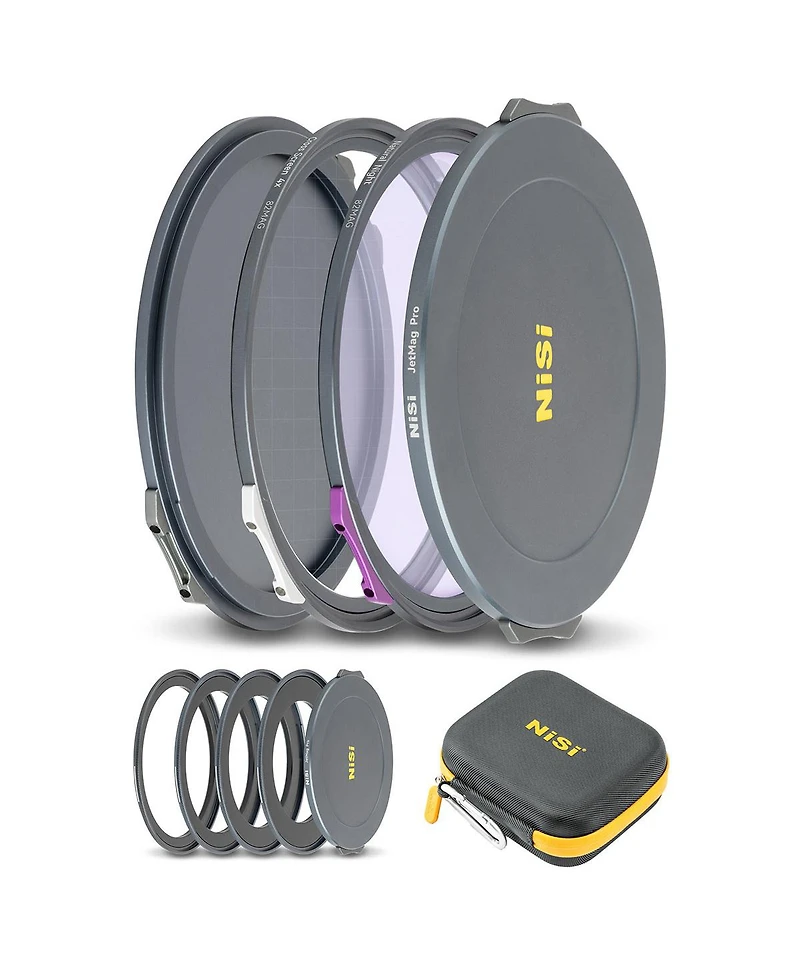 NiSi JetMag Pro 82MAG Night Magnetic Filter Kit with 4x Adapter Rings