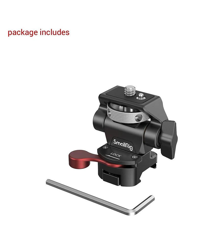 SmallRig Swivel and Tilt Adjustable Monitor Mount with Nato Clamp Mount