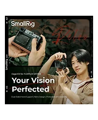 SmallRig Leather Half Camera Case for Fujifilm GFX100RF, Black