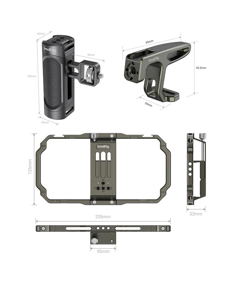 SmallRig Universal Mobile Phone Handheld Video Rig Kit