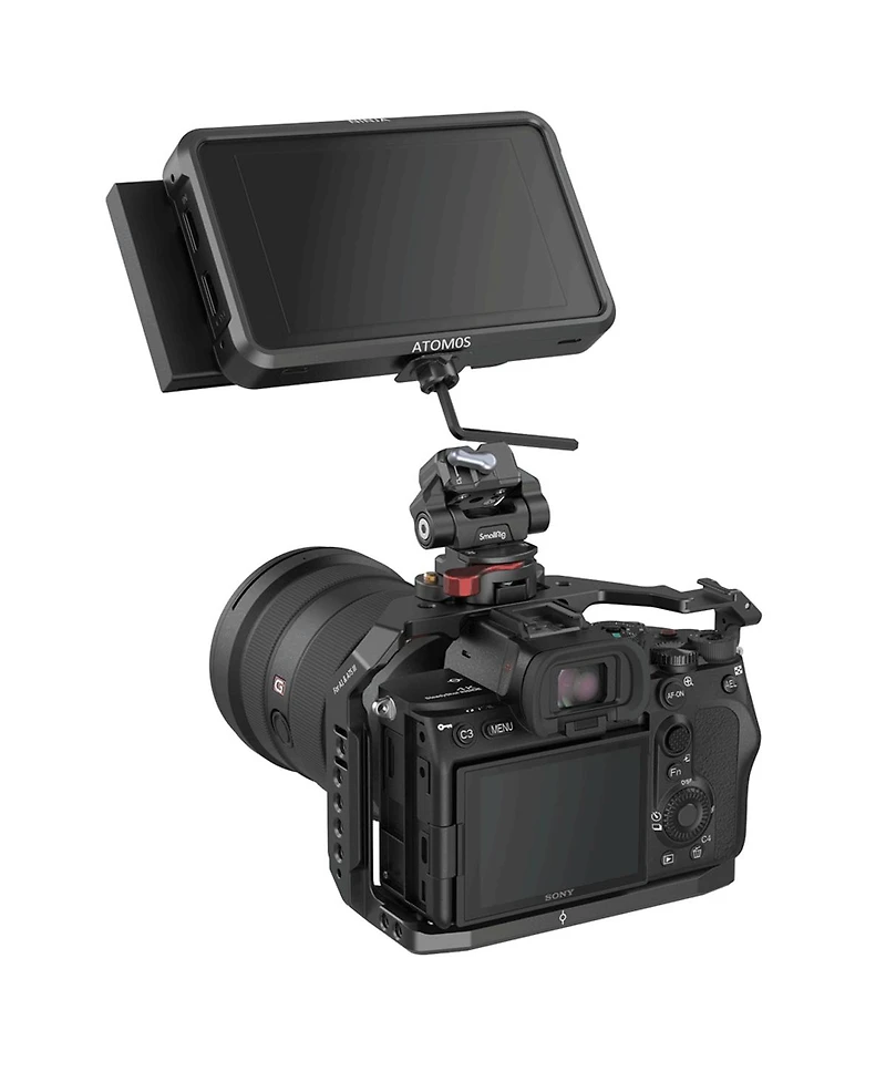 SmallRig Drop-In HawkLock Mini Quick Release Monitor Mount with Nato Clamp