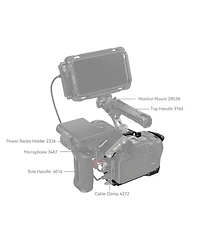 SmallRig Black Mamba Full Camera Cage for Canon Eos R6 Mark Ii