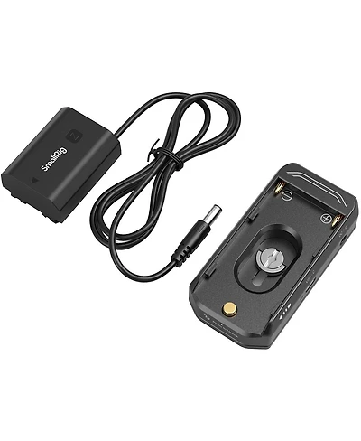 SmallRig SmallRig Np-f Battery Adapter Mount Plate Kit with Dummy Battery Power Cable for Sony Np-FZ100 (Advanced Edition)