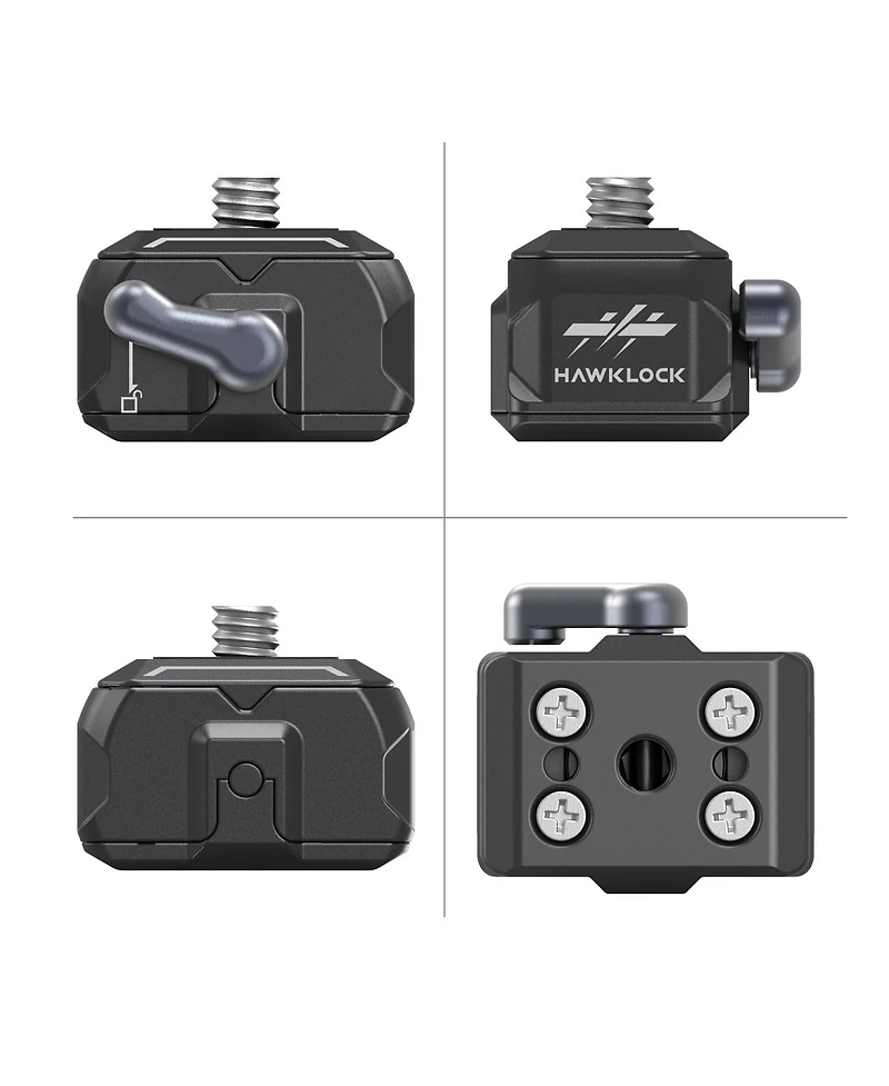 SmallRig Drop-In HawkLock Universal Mini Quick Release Clamp and Plate