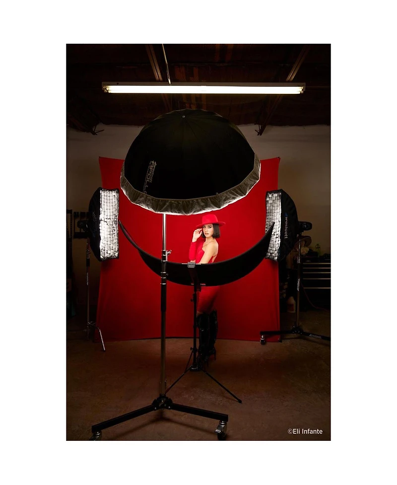 Westcott 8x13' X-Drop Pro Wrinkle-Resistant Backdrop, Scarlet Red