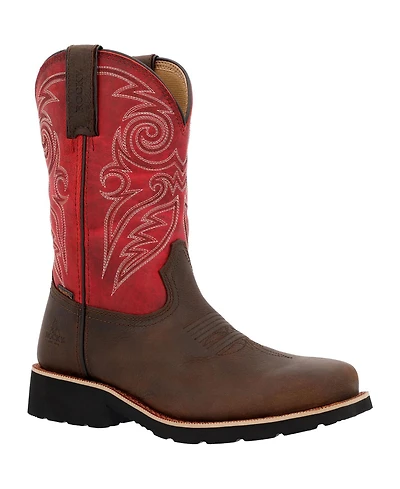 Rocky Women s MonoCrepe 11” Steel Toe Western Boot