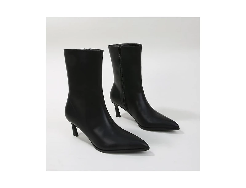 Berness Toby Kitten Heel Mid-Calf Boots